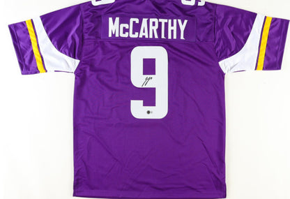 Autographed JJ McCarthy Custom Jersey