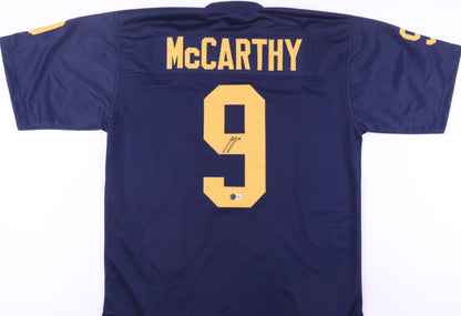 Autographed JJ McCarthy Custom Jersey
