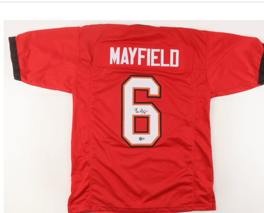 Baker Mayfield- Tampa bay custom autograph jersey