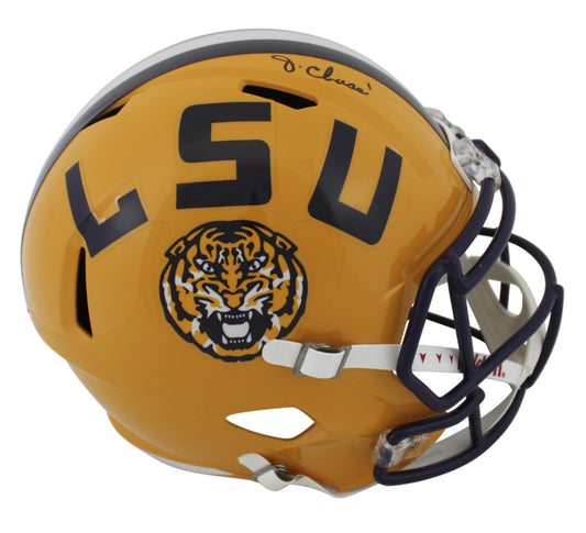 Ja'Marr Chase Signed LSU Tigers Full-Size Speed Helmet (Beckett)