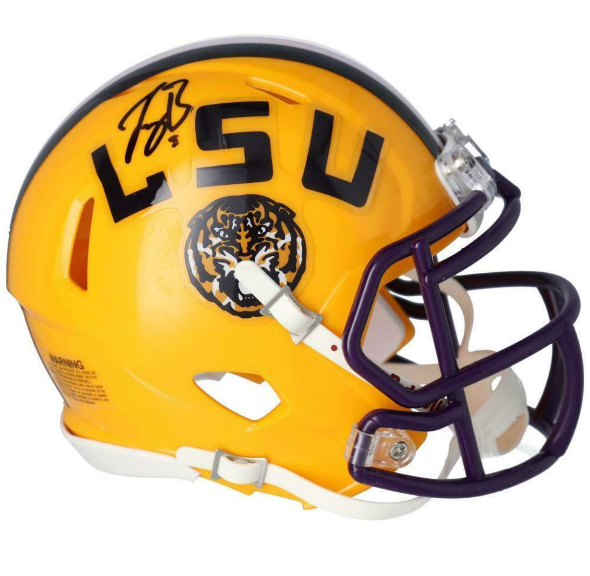 Joe Burrow Signed LSU Tigers Speed Mini Helmet (Fanatics)